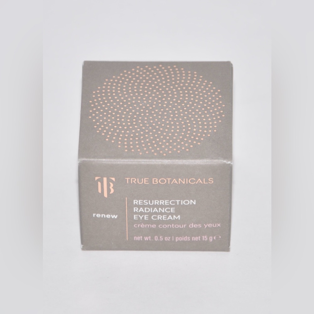 NEW True Bontanicals Resurrection Radiance Eye Cream 0.5 oz. MSRP $78